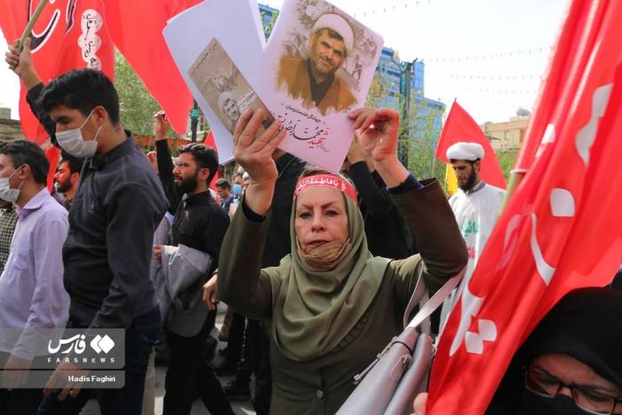 مراسم تشییع پیکر شهید اصلانی