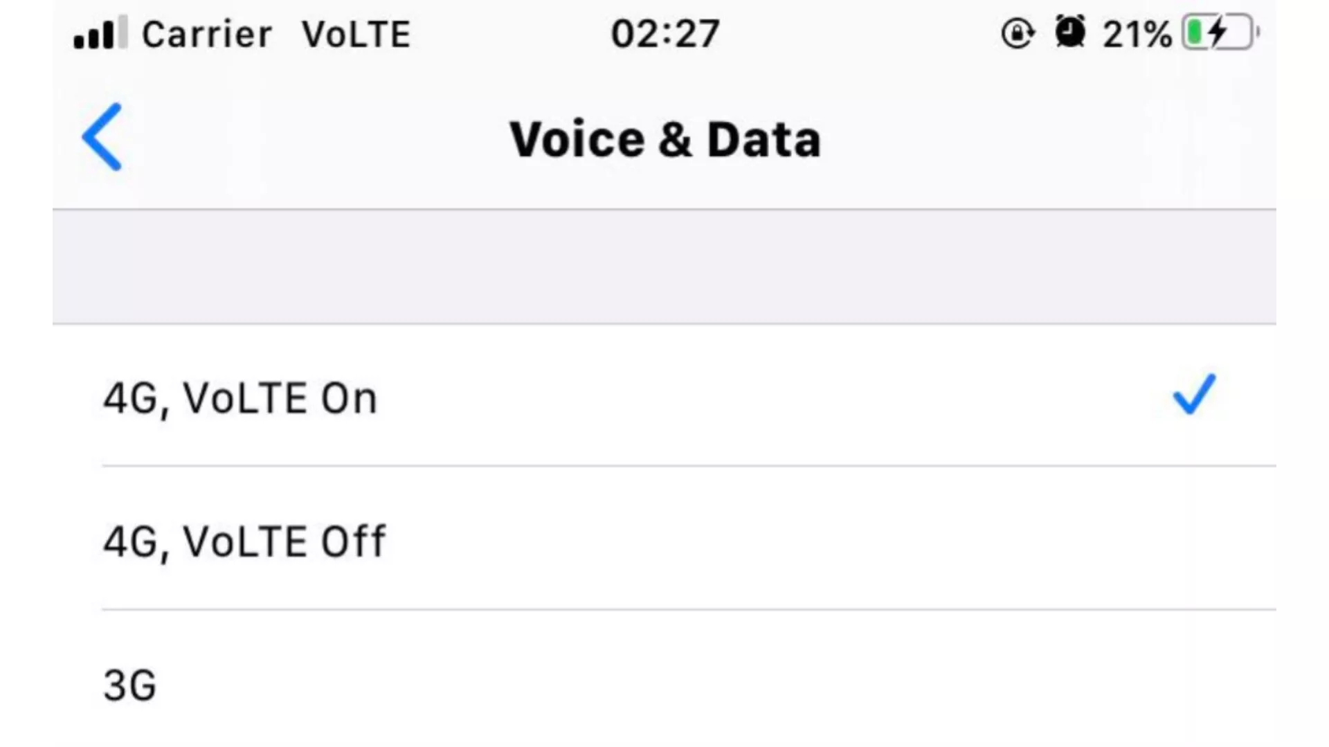 سرویس VoLTE