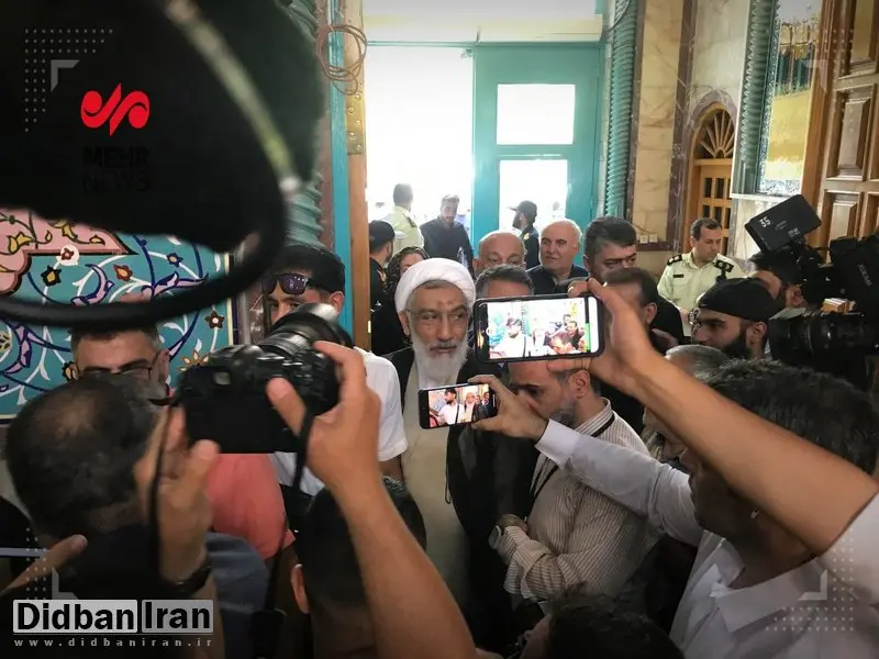 عکسی از دو نامزد ریاست جمهوری پای صندوق رای