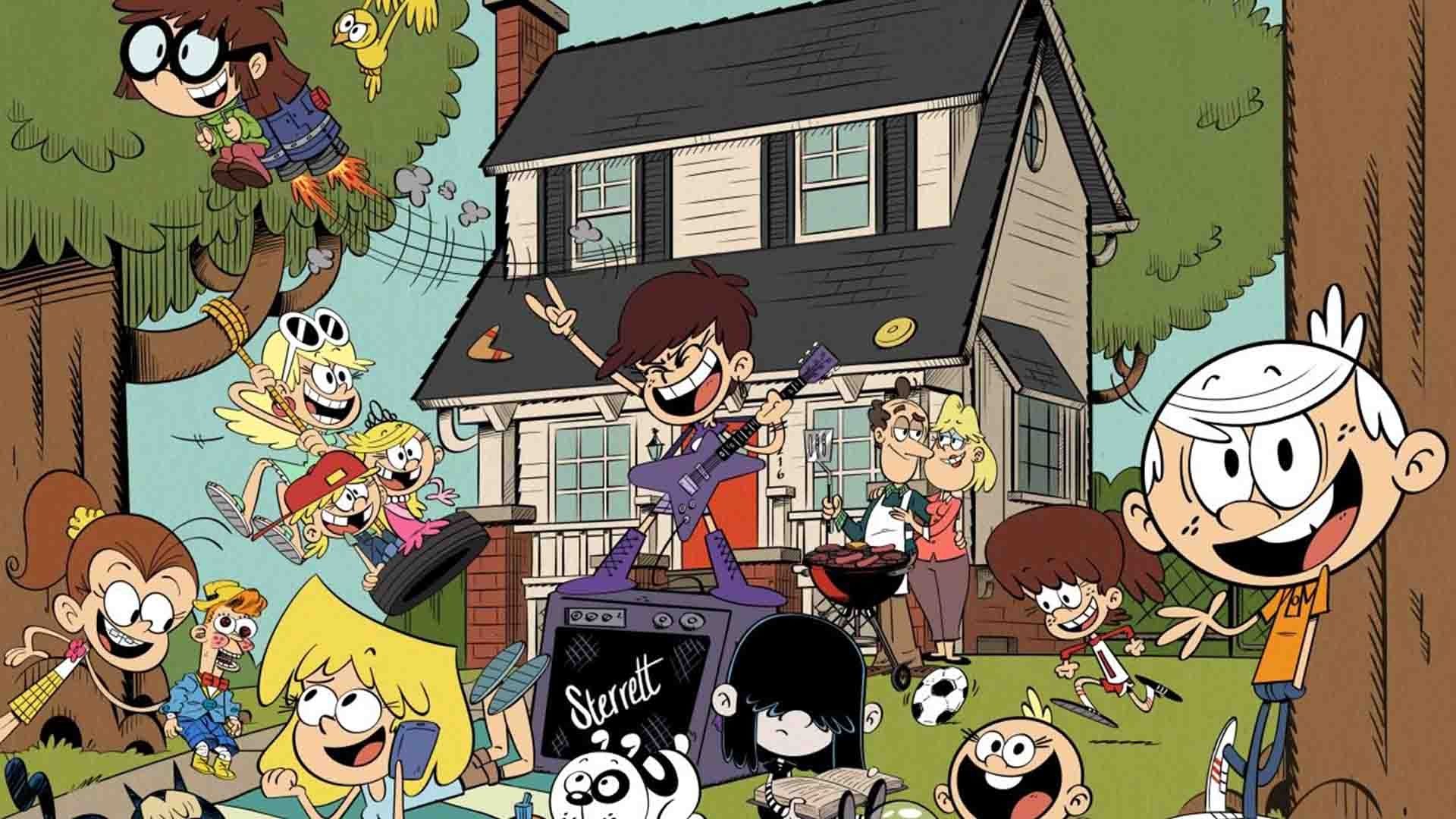 لینکلن لاود به همراه خانواده شلوغ خود در سریال The Loud House