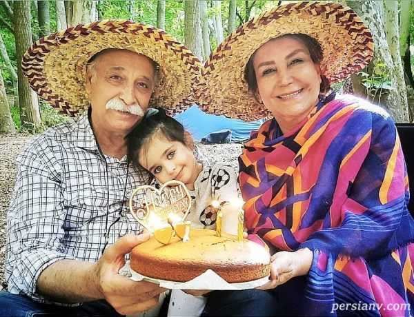محمود پاک نیت و نوه زیبایش