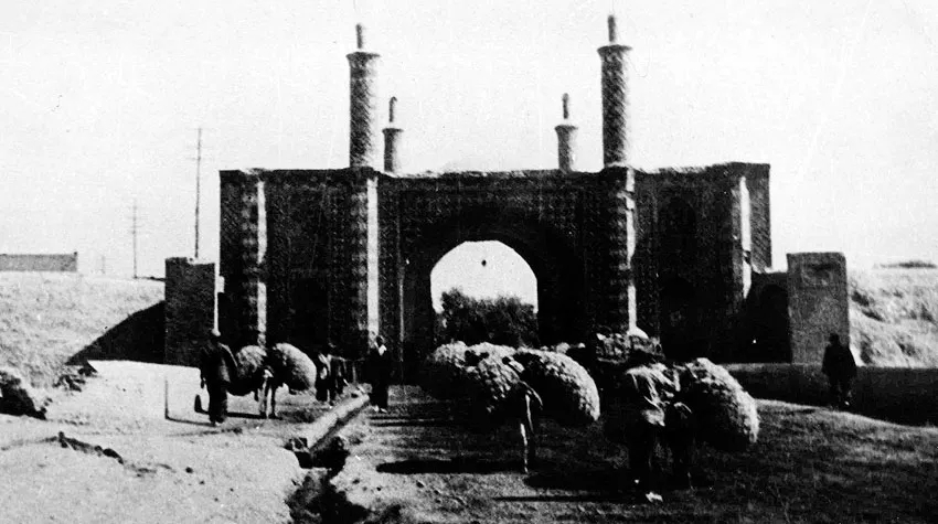 عکس دروازه شاه عبدالعظیم تهران