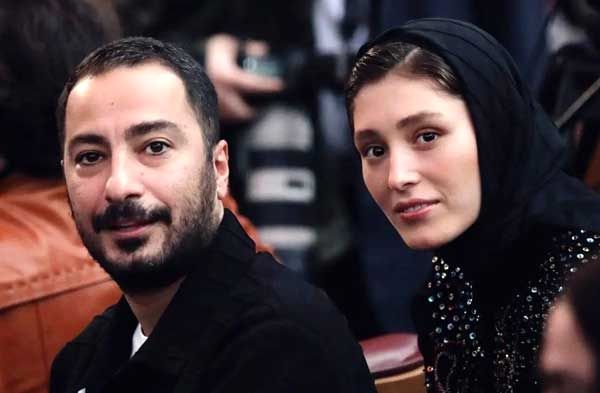 نوید محمد زاده و همسرش