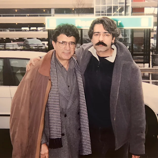 عکس کیهان کلهر (نوازنده) و محمدرضا شجریان