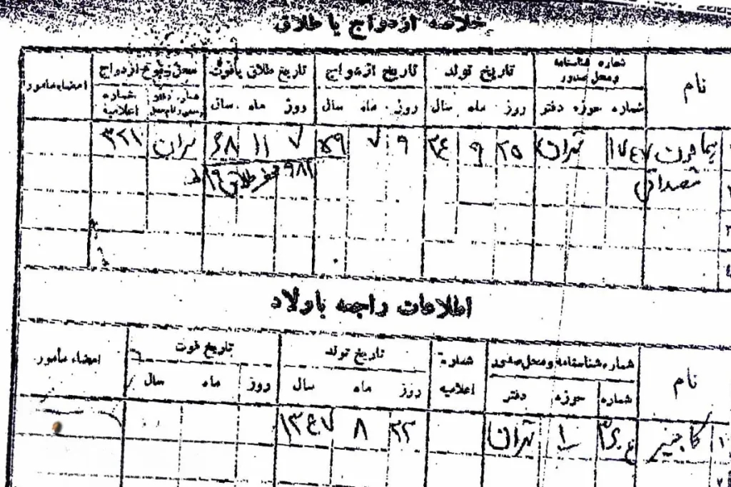 شناسنامه گوگوش