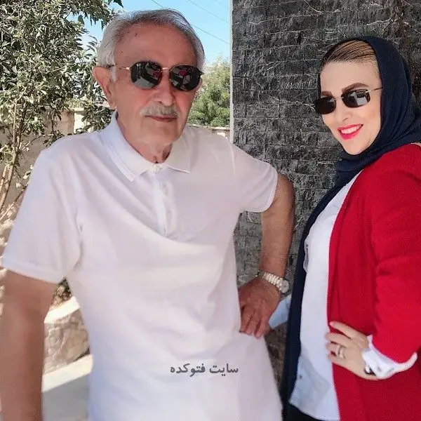 عکس ژیلا صادقی (Zhila Sadeghi) و پدرش