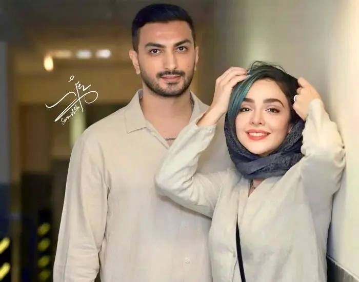 المیرا دهقانی و همسرش