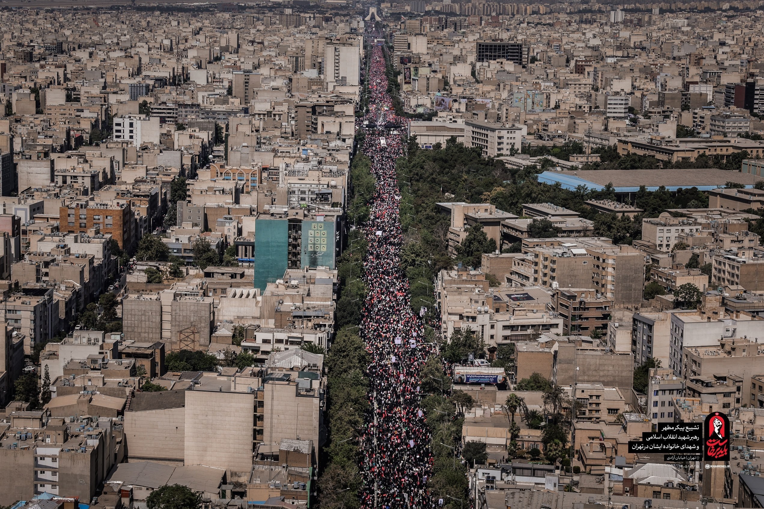 تشییع آیت‌الله‌العظمی سید علی خامنه‌ای , تشییع امام شهید , تشییع رهبر شهید , 