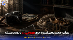 لو رفتن جنایت عکاس آشنا به خاطر طلاهای پیرزن با یک تکه شیشه