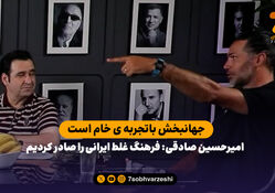 امیرحسین صادقی: فرهنگ غلط ایرانی را صادر کردیم