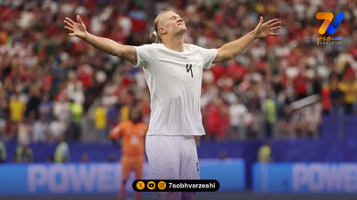 هالند بهترین بازیکن نبرد برزیل و نروژ شد