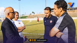 حضور سرکنسول ایران در تمرین پرسپولیس