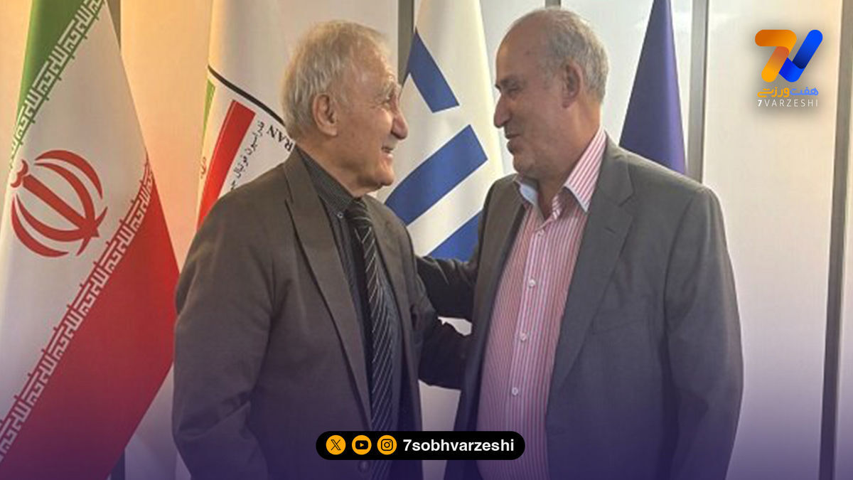 دیدار اسطوره پرسپولیس با مهدی تاج