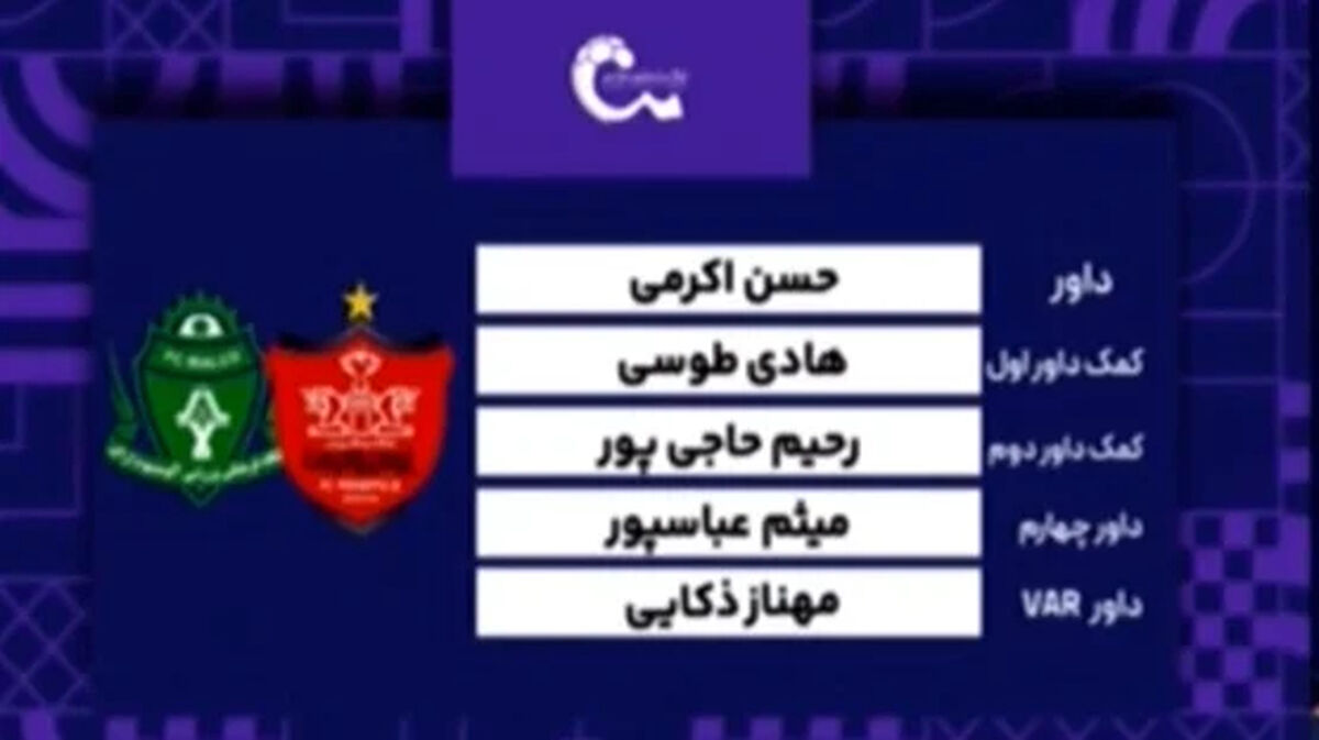کارشناسی داوری دیدار پرسپولیس – آلومینیوم اراک