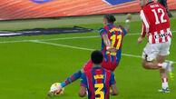 گل چهارم بارسلونا به بیلبائو توسط رافینیا
