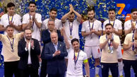 اهدای مدال و جشن قهرمانی تیم ملی فوتسال ایران در آسیا