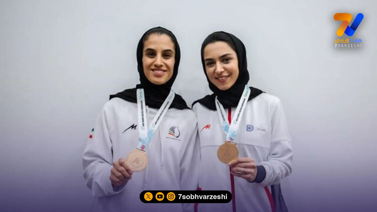 مدال برنز دو ۸۰۰ متر آسیا بر گردن دونده ایران