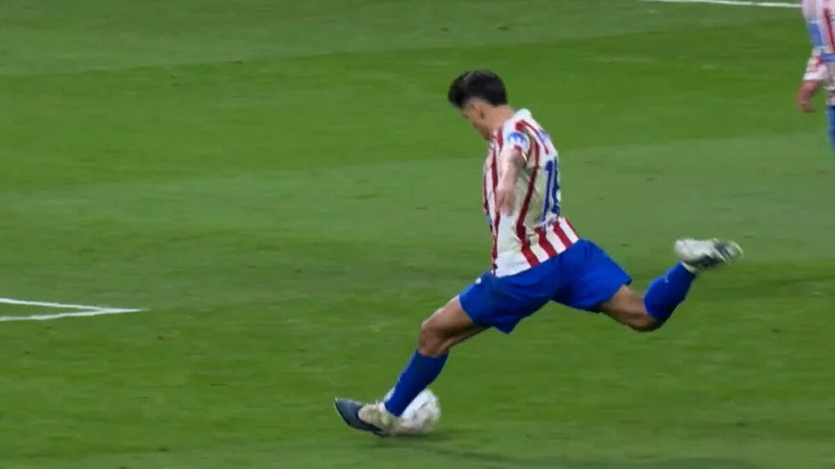 گل دوم اتلتیکومادرید به رئال مادرید با سوپرشوت مولینا