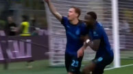 گل پنجم اینتر به آاس رم توسط نیکولو بارلا