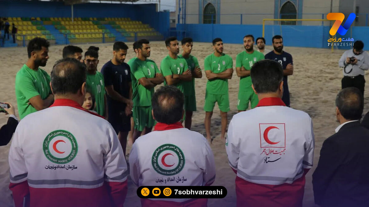 ملی‌پوشان فوتبال ساحلی به پویش «ایران ما» پیوستند