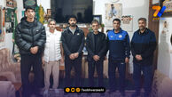 قهرمانان المپیک به قهرمان واقعی ادای دین کردند +عکس