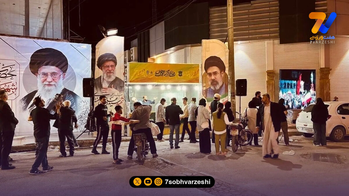 پرچم برزیل ایران در دفاع از وطن بالا ماند