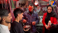حضور حامد پاکدل در موکب پرسپولیس و پذیرایی از مردم