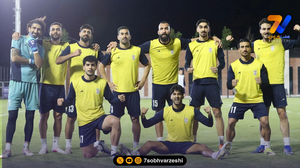 تمرین تاکتیکی تیم ملی دور از چشم امیر قلعه نویی!