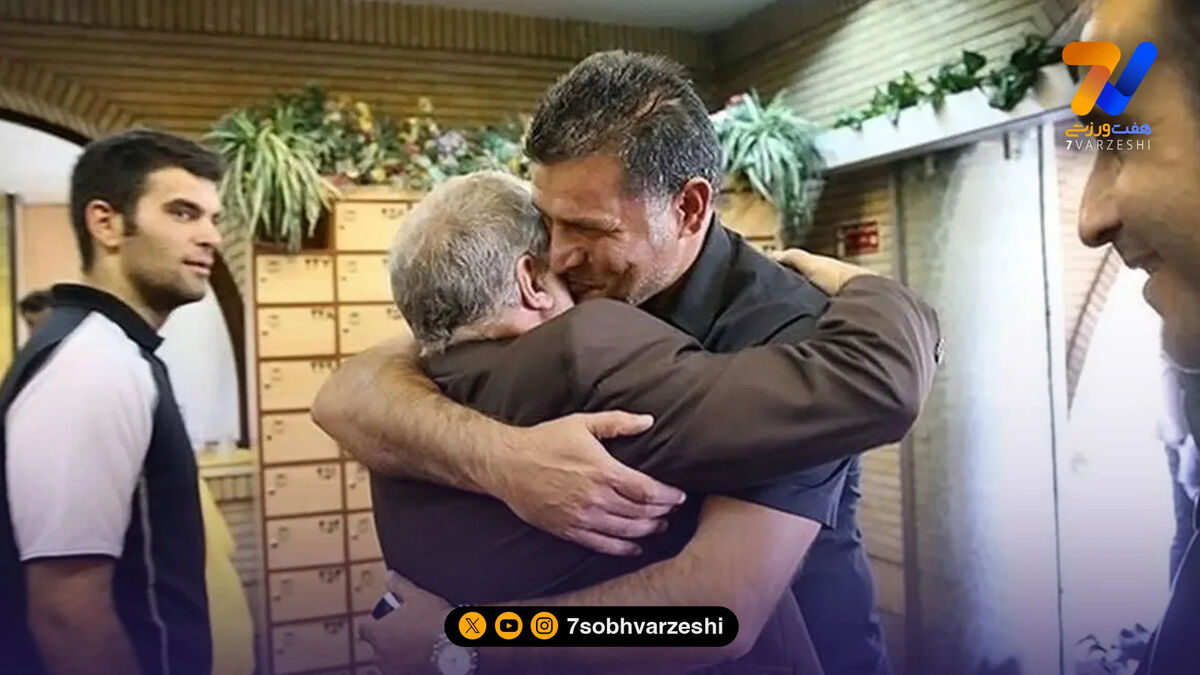 دایی به پروین: سرت سلامت علی آقا!/ شما بزرگ فوتبال ما هستید