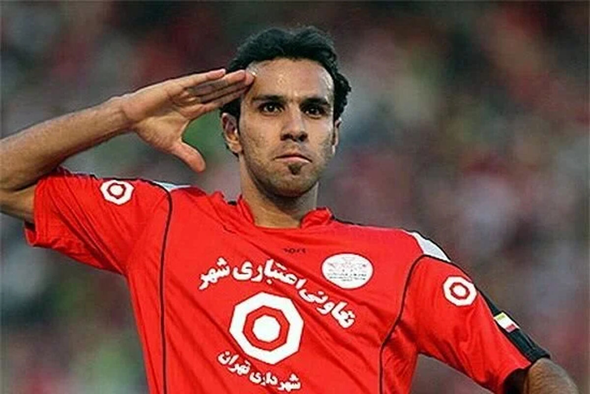 ماجرای سلام نظامی دادن محسن خلیلی در شادی بعد از گل