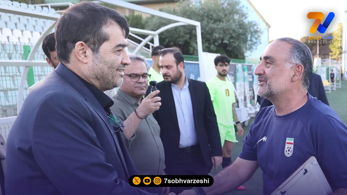 عصر جذاب اردوی تیم ملی با حضور وزیر ورزش