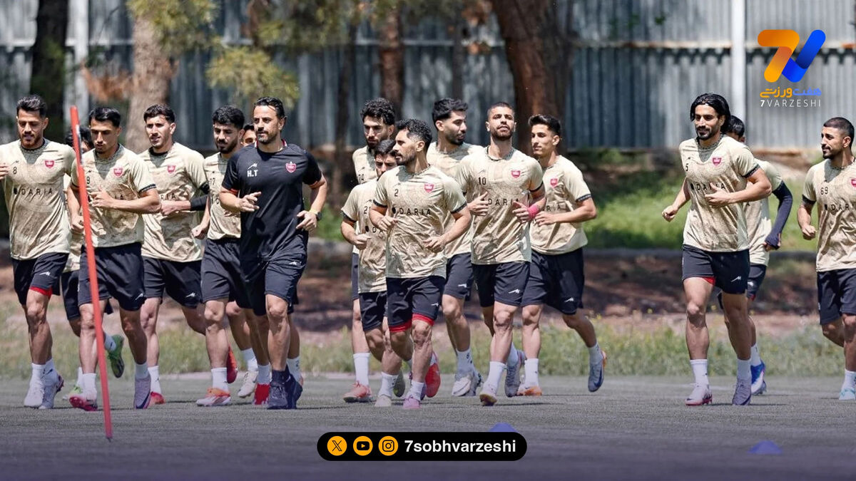 پرسپولیس با کریم باقری تمرین کرد