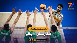خلاصه والیبال بلغارستان 3 – ایتالیا 2 (لیگ ملت های والیبال)