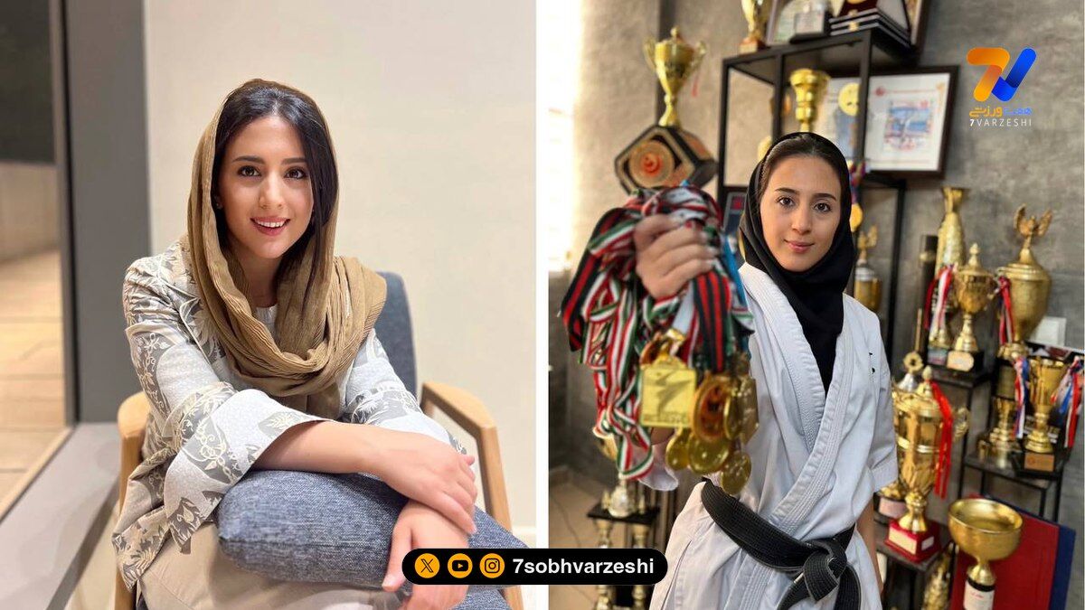 قاب ورزشی | شقایق بختیاری دختر قدرتمند کاراته