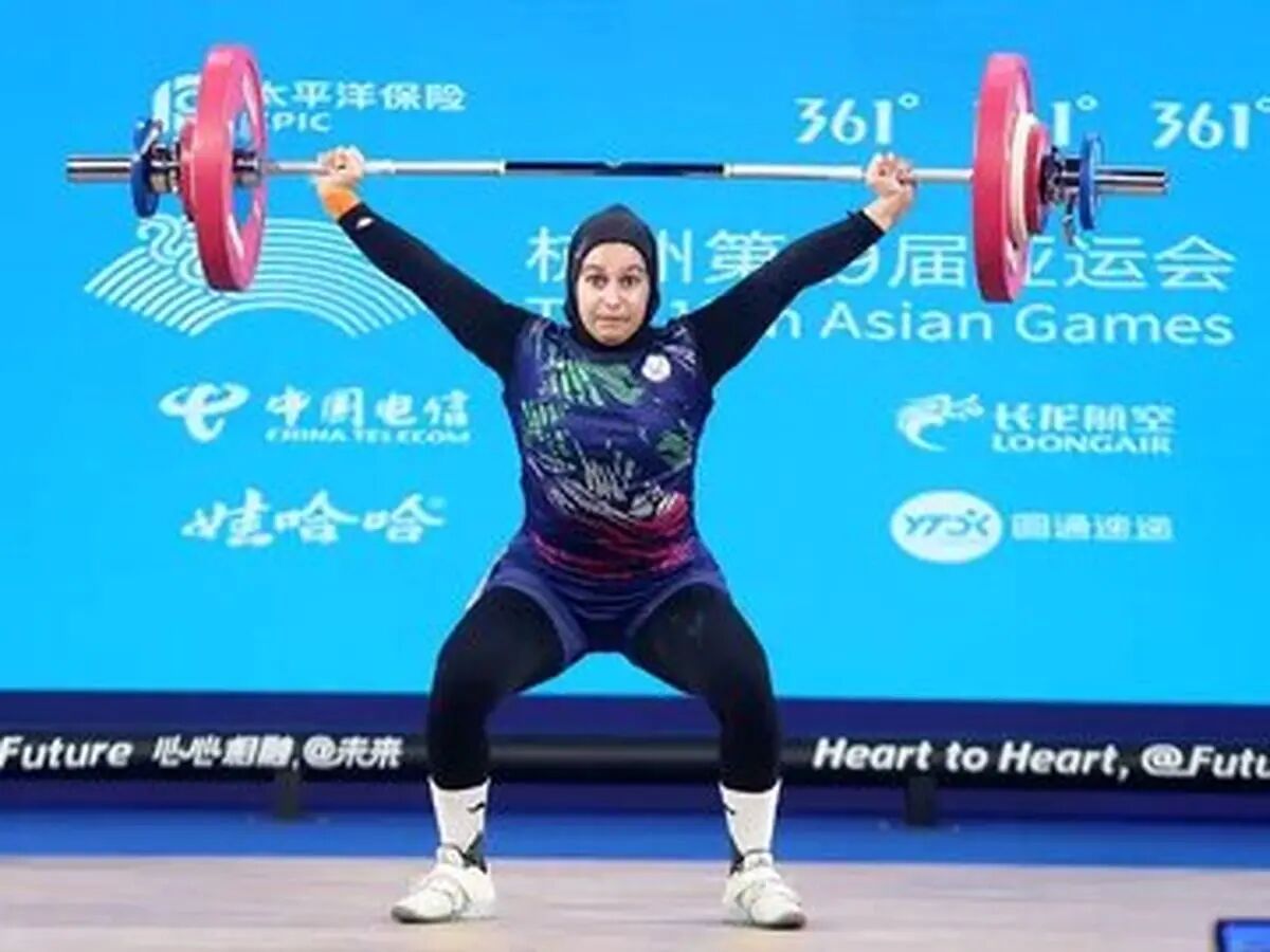 رکوردشکنی دختر وزنه بردار ایرانی در قطر کاپ