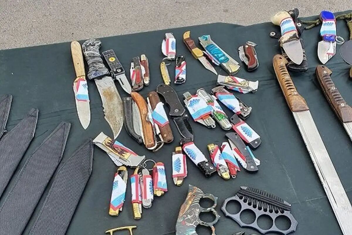 بازداشت ۱۳۱ نفر در اسلامشهر به دلیل حمل سلاح سرد