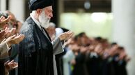 زمان اقامه نماز رهبر انقلاب بر پیکرهای رئیس‌جمهور و همراهانش