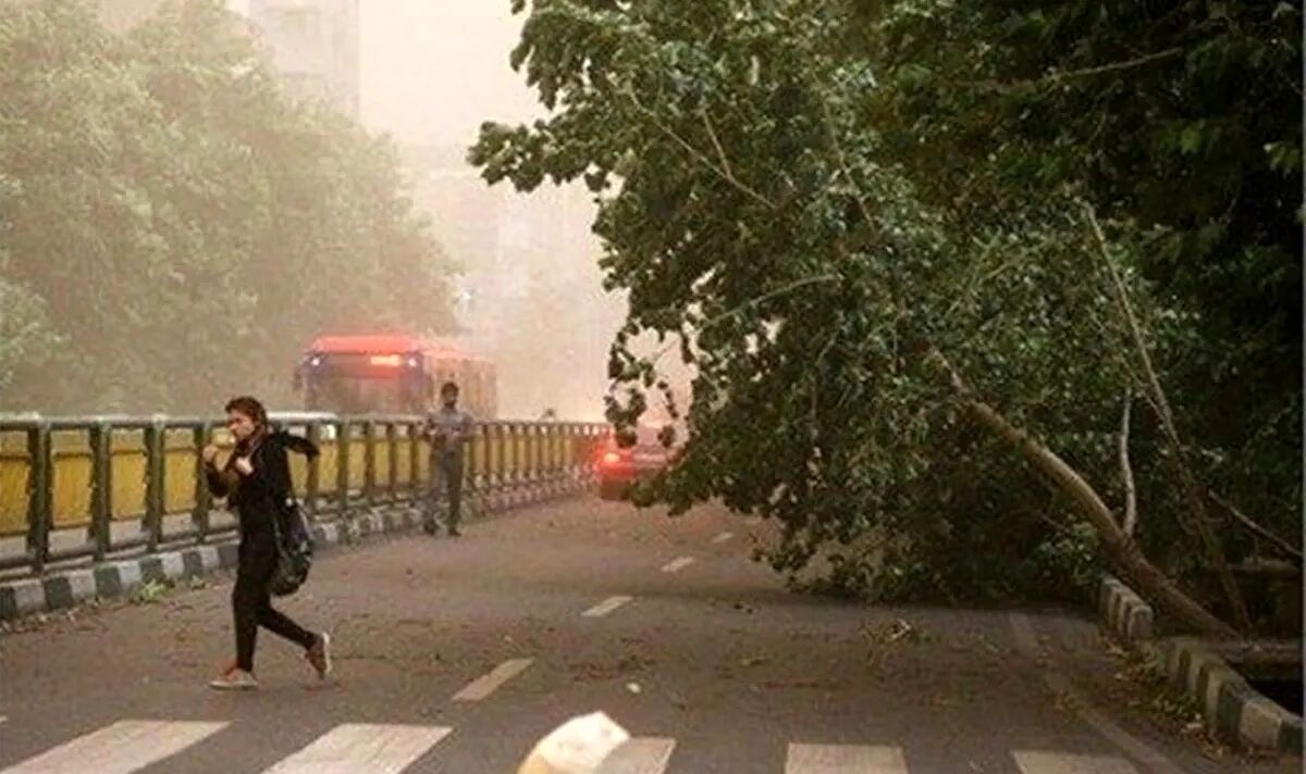 هشدار احتمال وقوع طوفان در تهران