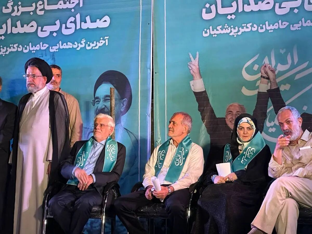 قابی از پزشکیان و دخترش در نیویورک تایمز