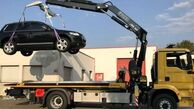خودرویی از جلوی کلانتری با جرثقیل دزدیده شد