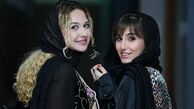 استایل متفاوت نگار نیکدل و نیلوفر هوشمند در اکران «کارزار»+ عکس