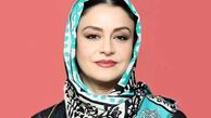 مریلا زارعی با این لباس دست‌دوز در یک مصاحبه خصوصی حضور یافت