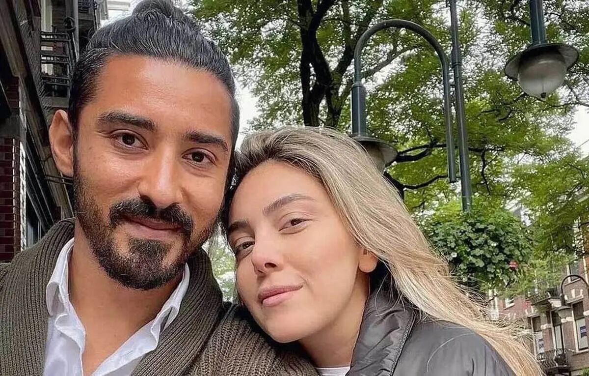 عکس جذاب از برف‌بازی رضا قوچان‌نژاد و خانواده‌اش در تهران