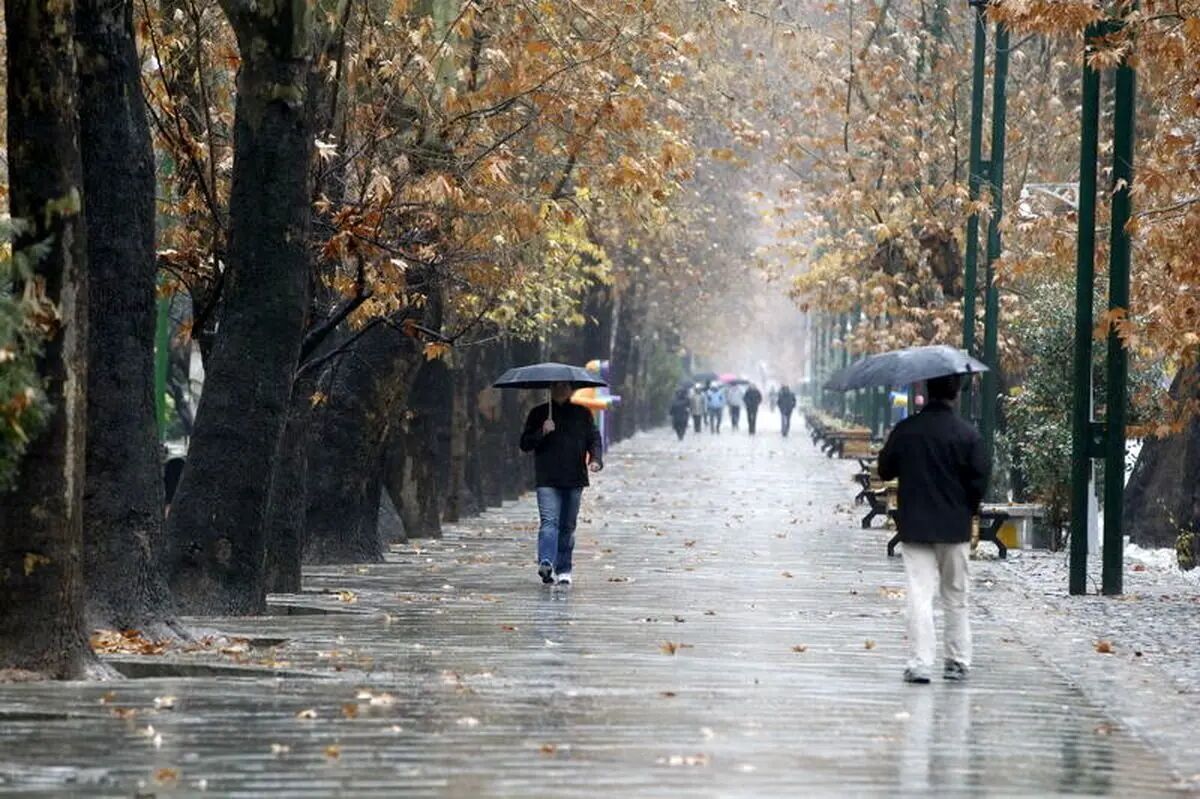 بارش باران در ۱۹ استان کشور همچنان ادامه دارد