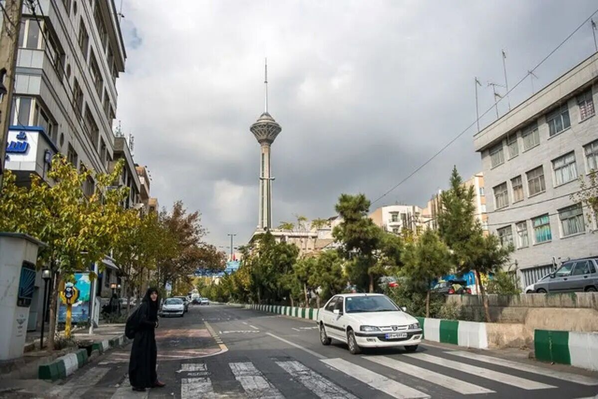 تهران میزبان آسمانی نیمه‌ابری تا ابری در روزهای آینده