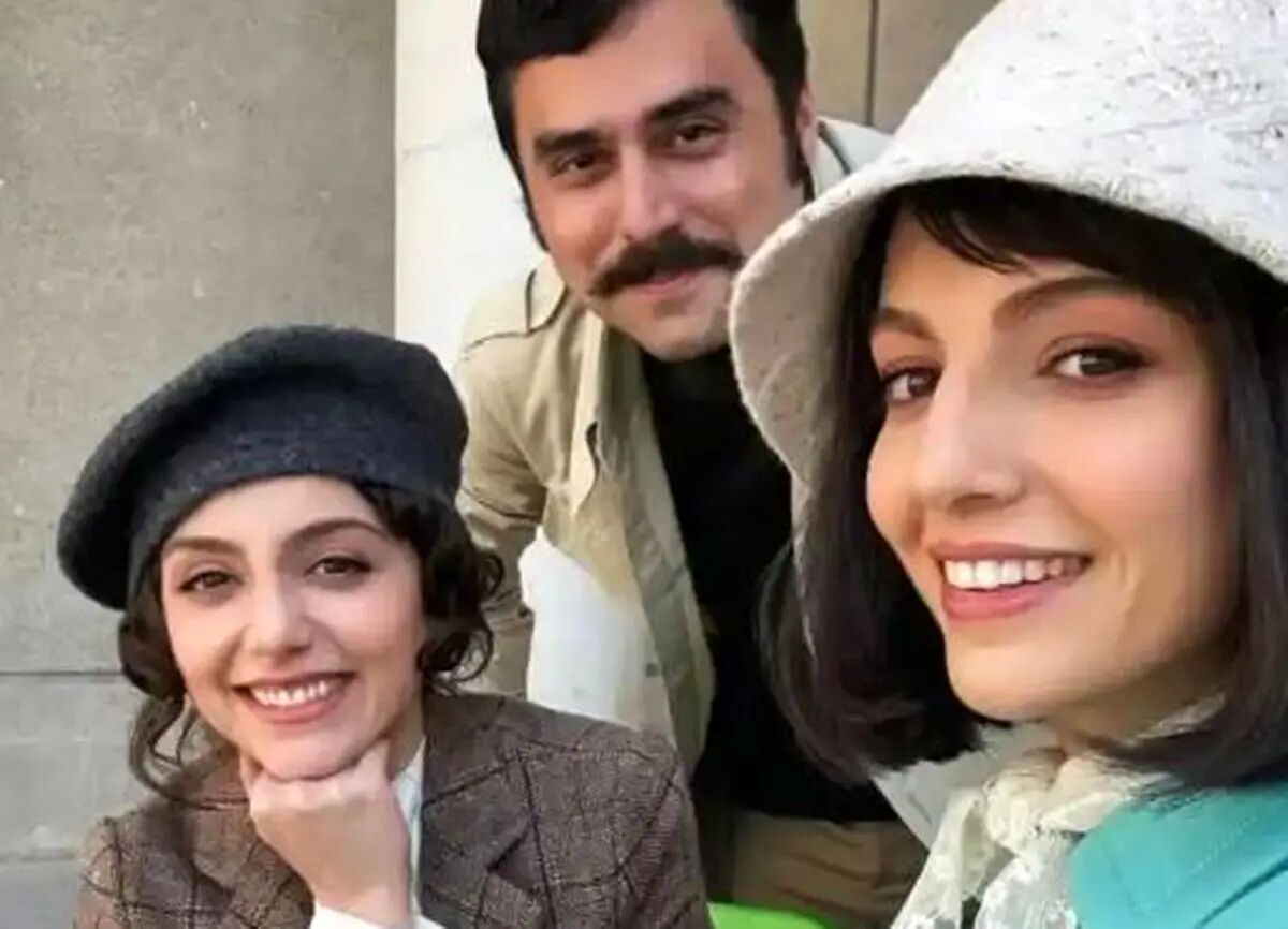 امیرحسین رستمی، امین شکاری، نازنین بیاتی و مهسا حجازی در پشت صحنه ی “تاسیان”