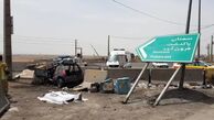 تصادف مرگبار در جاده خاوران تهران+ عکس