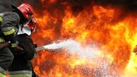 آتش‌سوزی در مغازه تعویض روغنی اندرزگو