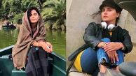 ژست خاص الناز شاکردوست در کنار سگ بامزه‌اش + عکس