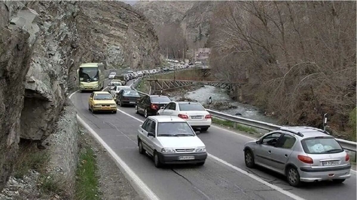 ترافیک در راه‌های مواصلاتی مازندران پرحجم و روان است